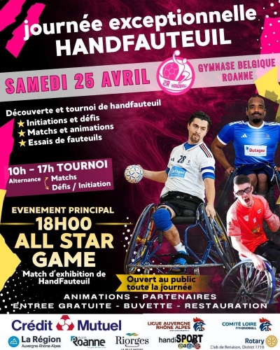 Notre club Rotary est fier d'être co-organisateur des Rencontres Régionales du HandEnsemble les 25 et 26 avril 2026.